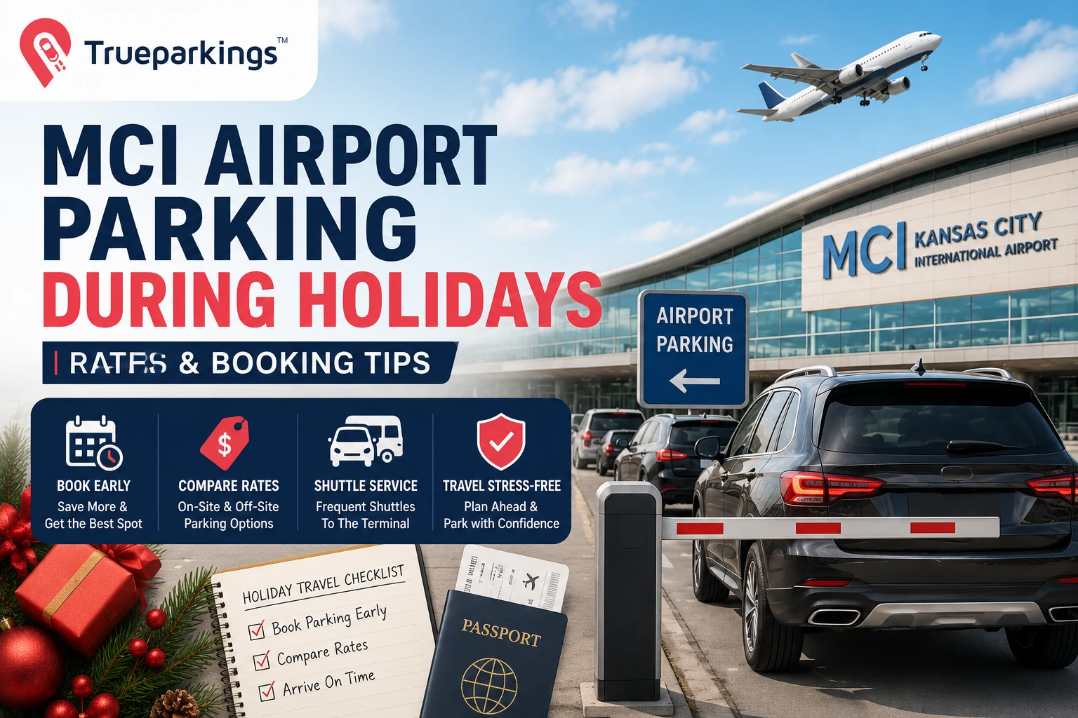 mCI parking airport holidays