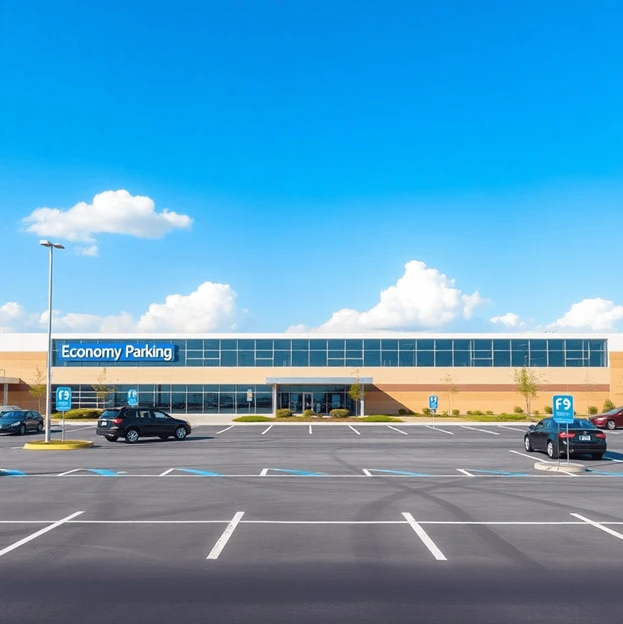 economy parking lot